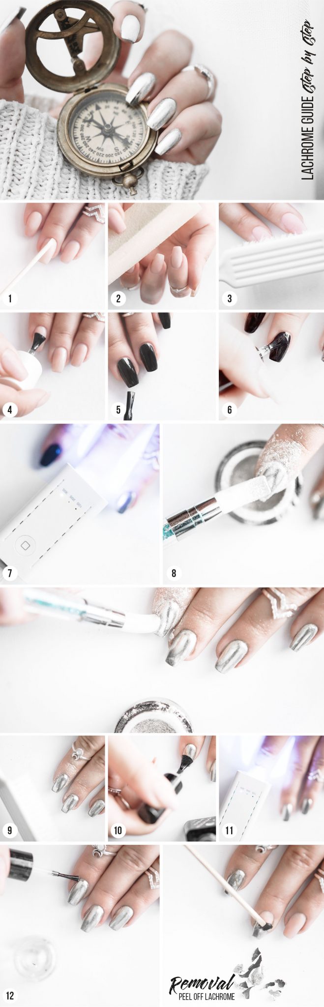 Lachrome - Chrome Nails Tutorial with L.Y.X Cosmetics