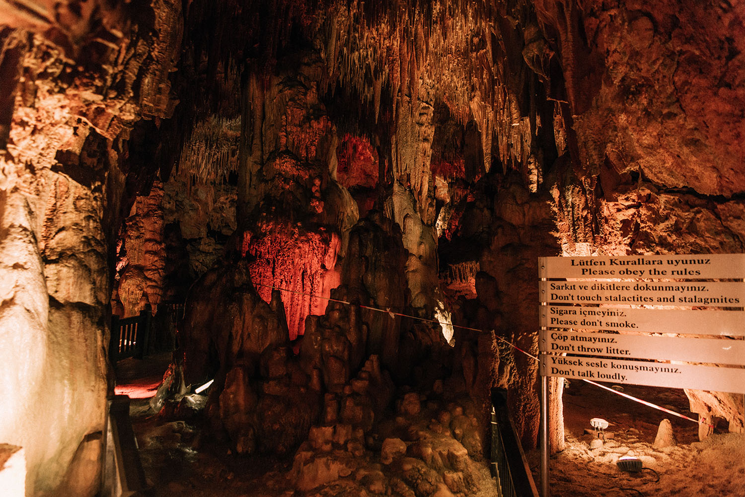 Damlataş Cave in Alanya, Turkey