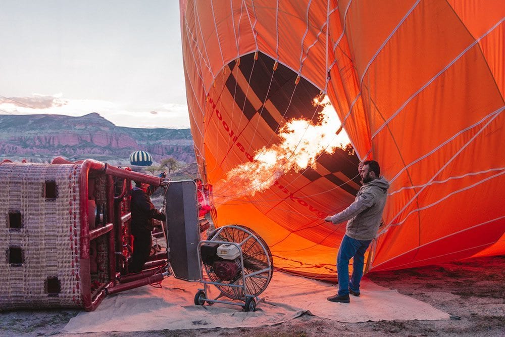 Hot Air Balloons in Cappadocia, Turkey