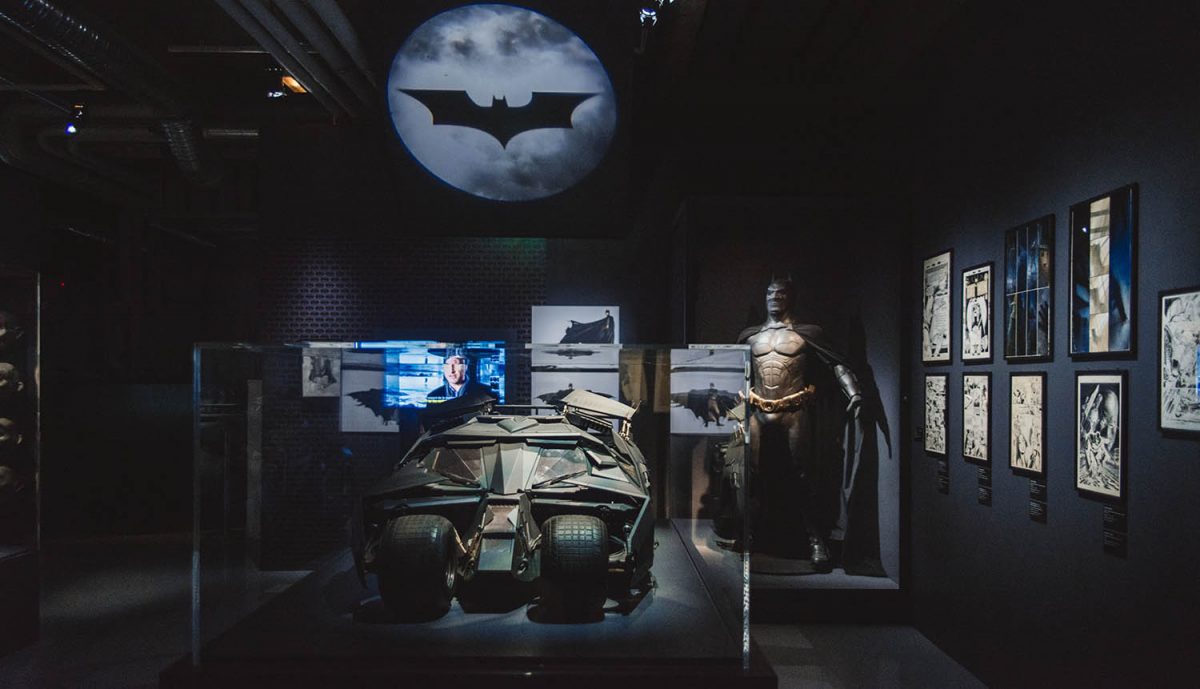 Batman exhibition at The Art of DC: The Dawn of Superheroes at Art Ludique le Musée