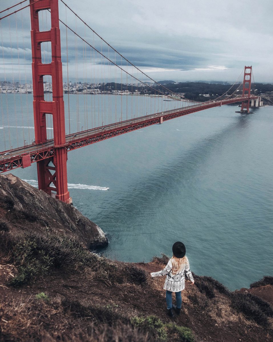 Adaras by Golden Gate Bridge - Battery Spencer in San Francisco