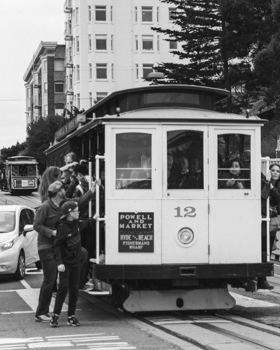 Cable Car at Hyde Street, San Francisco