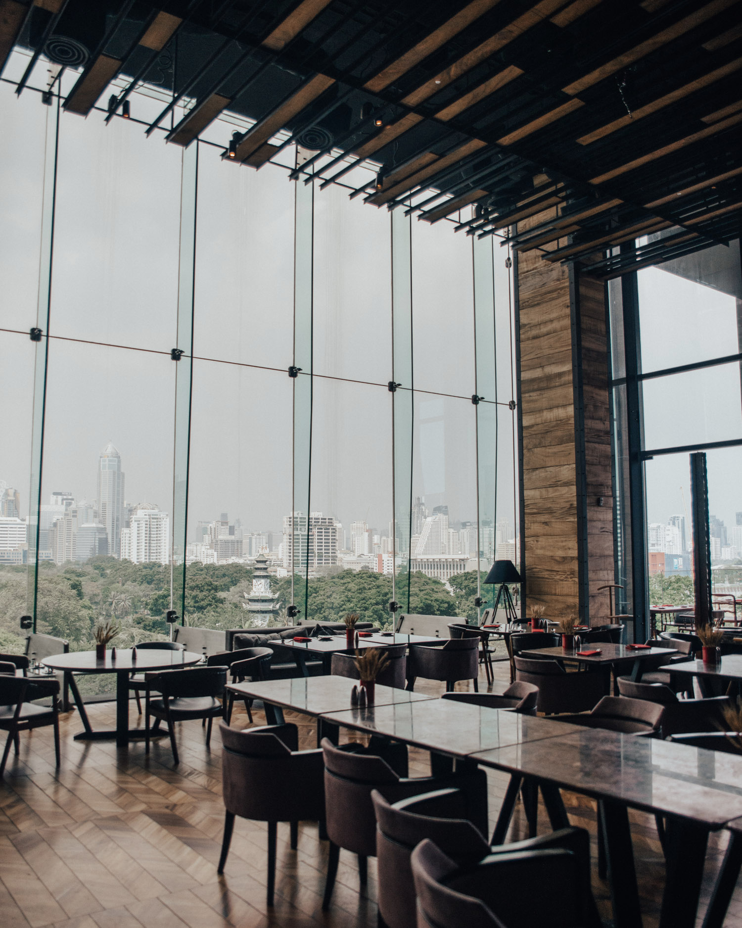 Views at Red Oven Restaurant in Bangkok, So Sofitel