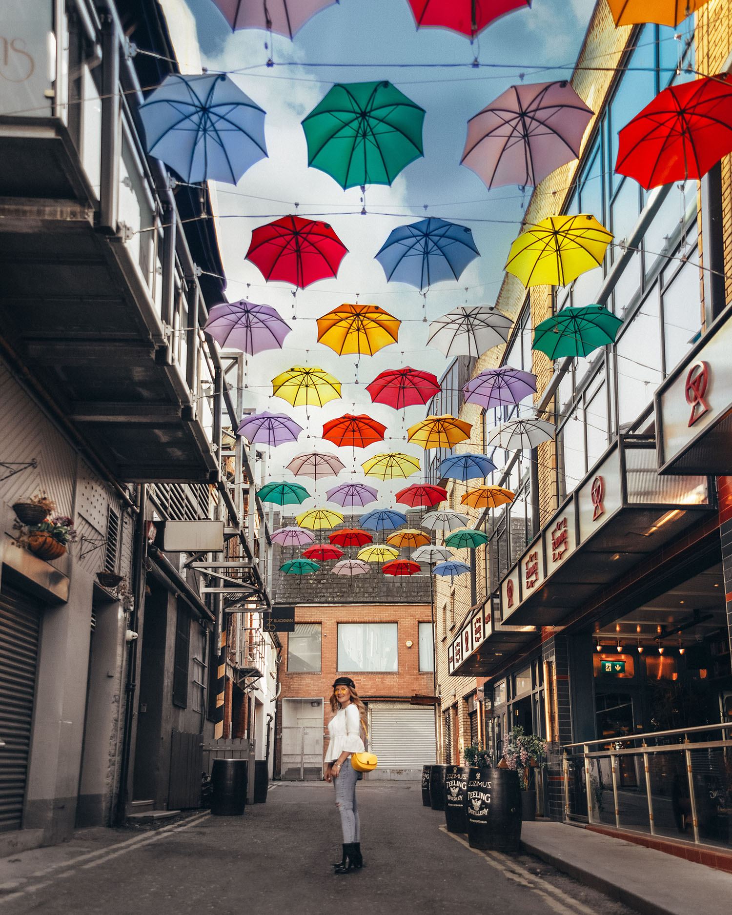 Zozimus Bar - Colorful Roof of Umbrellas