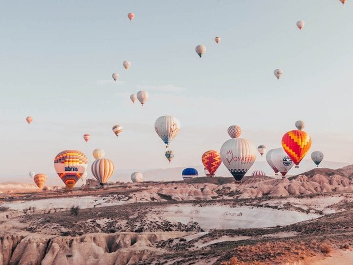 Flyg luftballong i Kappadokien, Turkiet | Guide till allt du behöver veta