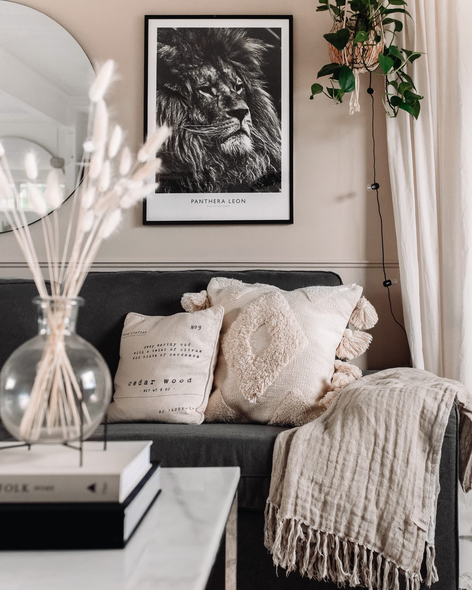 Scandinavian Beige Livingroom Ideas