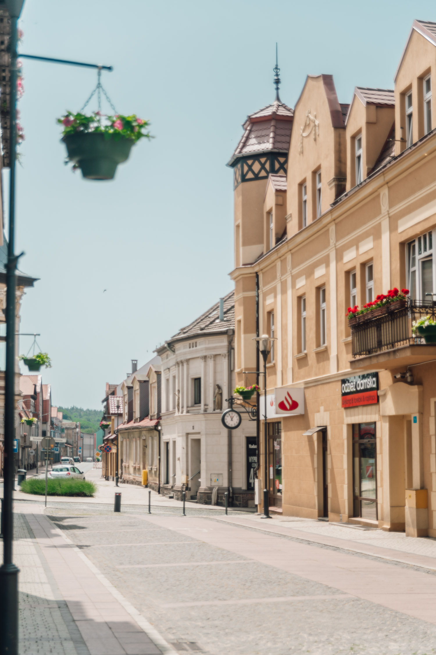 Beautiful street in Czarnków.

