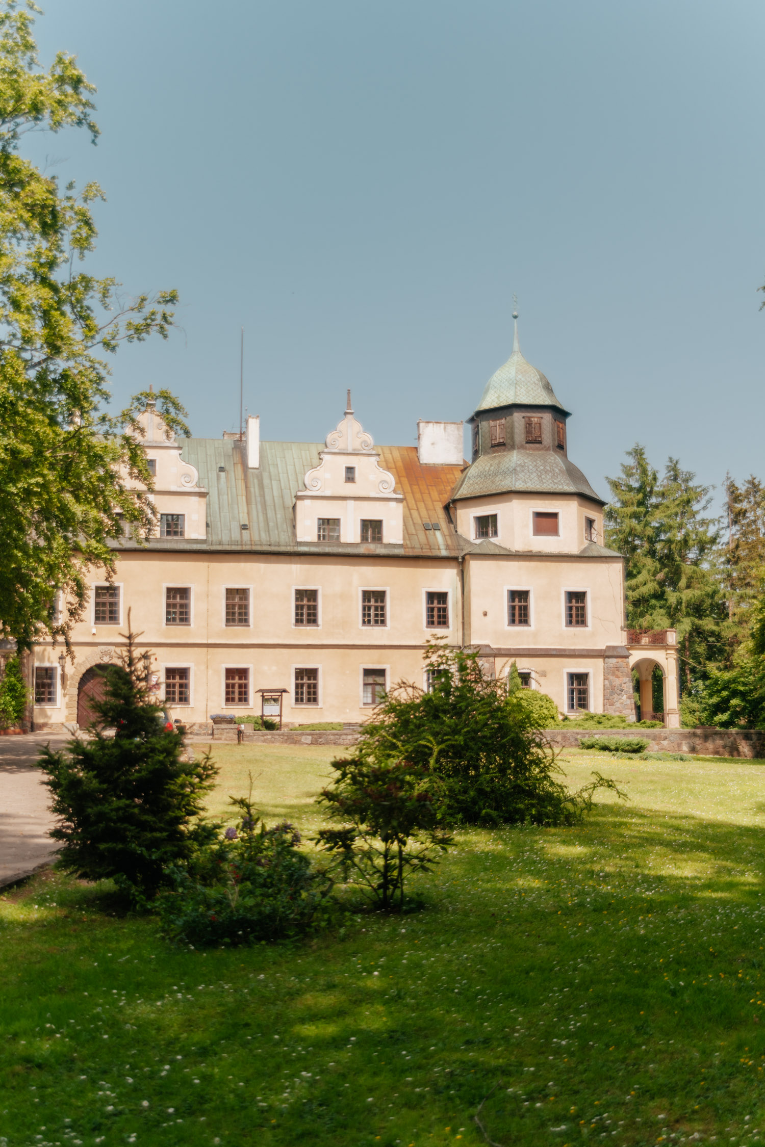 Slottet Zamek w Goraju, nära Czarnkow. 